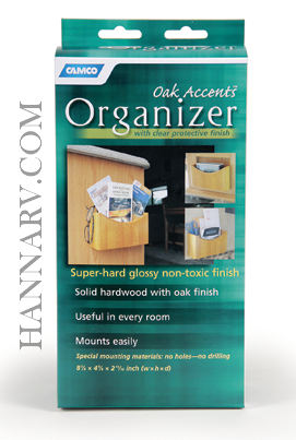Camco 43483 Oak Accents Organizer